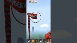 minecraft tnt Tower 😱😨 #minecraft #shorts