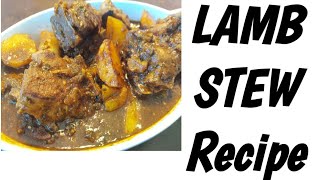 LAMB STEW  [Simple Recipe]