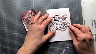 Hot Foil Roll&Happy Birthday Hot Foil Plate Sharing &Tutorial by @cisvolk  #Alinacutle #alinacraft