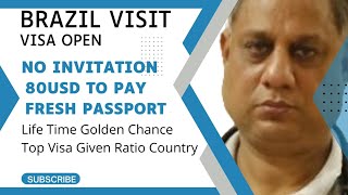 Brazil Visit Visa Open For Pakistani | No Invitation is Needed |