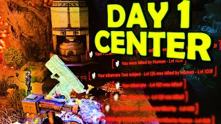 Day 1 The Center With A Megatribe! Wiu Wiu | ARK Ascended Official PvP