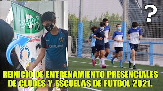 Reinicio de entrenamientos presenciales en clubes y escuelas de Fútbol en el Perú