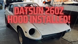 Datsun 260z Hood Installed!!