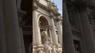 Fontana di Trevi, Münzen abpumpen, Roma, Italien Rundreise