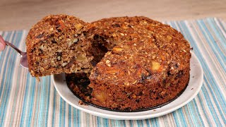 If you have 2 cups of OATS and 1 APPLE, make this 5 minutes recipe! Delicious Diet Cake Recipe!