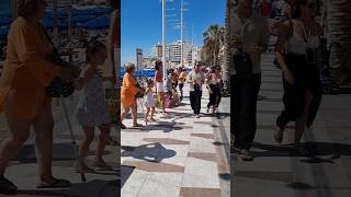 Very Nice Day At The Benidorm Levante Beach #benidorm #alicante #costablanca #spain #beach #levante