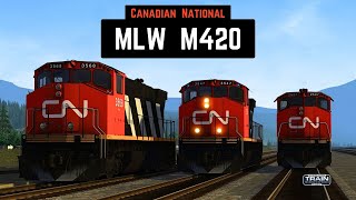 Train Simulator | Canadian Nat'l  MLW M420 | #trainsimulator