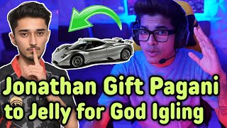 Jonathan gifted Pagani to Jelly for God level rotation 🔥 Brother for a reason 💛