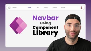 Create a Navbar using a Component Library in Power Apps