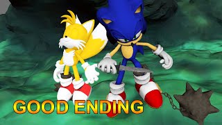 Sonic Saves Tails Below The Depths - But Good Ending - FNF 3D Animation