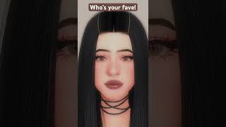 Comment your favourite 🖤 #simsgame #sims4game #music #viral # shortsvideo #thesims4