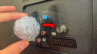 Watch all channels using Aluminum Foil!