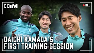 Kamada's First Training Session 🦅🇯🇵 | Premier League Training | CCTV