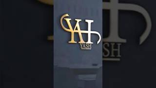 😱Yash name into brand logo 👉 just comment & subscribe now #shorts #brand #subscribe #comment