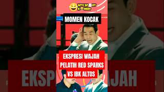 Bikin Ngakak !! Ekspresi wajah pelatih | red spark vs ibk altos | mtv sport komedi