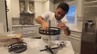 2 Tier Stainless Steel Spice Storage Rack Lazy Susan || Unboxing || Best B