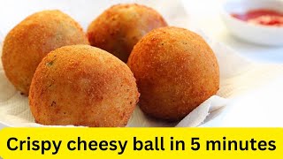 Potato cheese balls | Snacks idea, Cheese ball recipe, Crispy potato cheese balls , Potato snack