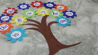 How to make TLM for sight words / TLM making idea for sight words