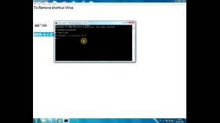 remove shortcut virus without using any tool