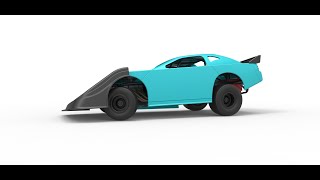 3D printable Australian Super Sedan Version 2 while turning Scale 1:25 3D model view