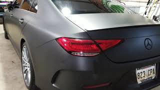 Mercedes Black Matte Wrap#colorchangewraps#3Mcertified,#carwraps