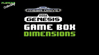 [INFO] Sega Genesis / Megadrive Game Box Dimensions