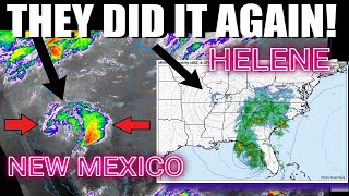 🤯 NEW Mexico Flood & Hurricane HELENE - Asheville! Weather MODIFICATION!