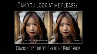 Look At Me - How to Change eye direction in Photoshop