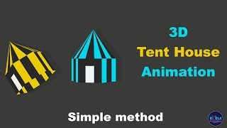 After Effects Tutorials - 3D Tent House Animation