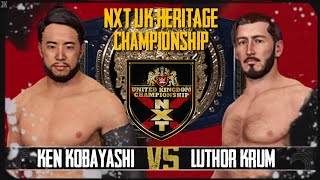 Ken Kobayashi vs Luthor Krum | NXT UK Championship Special | WWE2K23