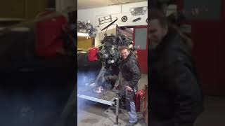 How to start an Antonov 1000hp, 30 Liter radial engine , uwe testing don't imitate..... #shots