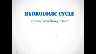 Hydrologic Cycle