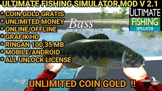 Download ultimate fishing simulator mod apk v 2.1 unlimited coin gold