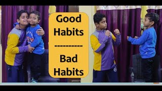 Good Habits Bad Habits Bada Bhai Vs Chota Bhai | Namune Brothers | Aayu and Arnav Show