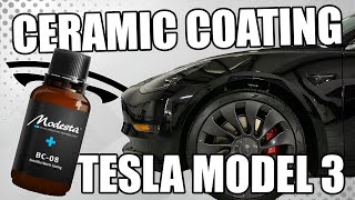 Tesla Model 3 Ceramic Coating WORTH IT?? #shortsfeed