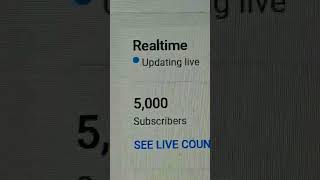 Finally, I made it to 5000 subscribers. Thank you all!