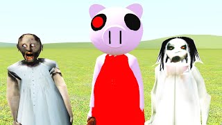 when Piggy, Granny, Slenderina ATTACK TOGETHER (ROBLOX PIGGY)