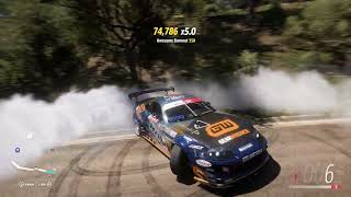 Forza Horizon 5 Drift Zone Donut event 1mil points