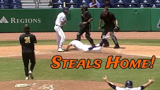 EAST CAROLINA WINS ON A WALK-OFF STEAL TO HOME!