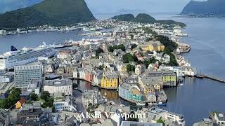 Aksla Viewpoint and Highlights of Alesund