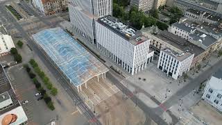 Łódź Centrum dron #kochamlodz #drone #dron #Łódź #lodz #poland #travel 07.07.2024