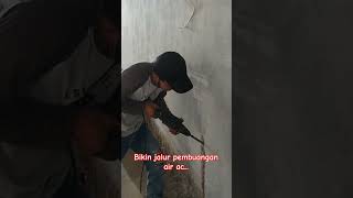 Bikin pembuangan air ac #shorts