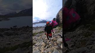 Tiny cave exploring @ Lofoten