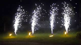 Gold-Hochzeitsfeuerwerk in Meerbusch