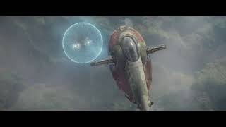 Boba Fett bombs the TIE Fighters