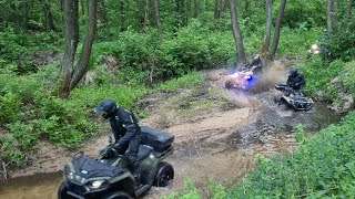 26. 05. 2022 wypad na szybkiego pstrąga, Canam Remegade , Yamaha grizzly, Polaris Sportsman