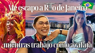 ME ESCAPE A RIO DE JANEIRO DURANTE MI LAYOVER EN BRASIL | Azafata de Vuelo Dominicana #vlog31