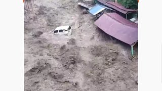 Flash Floods in Sumatra Island in Indonesia