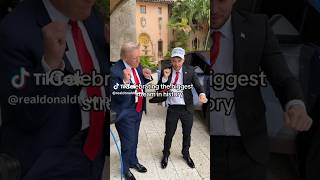 Donald Trump Dance Close to His New Tesla CyberTruck; Gifted by Adin Ross! #UnitedStates