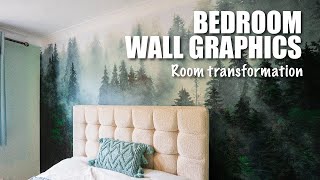 The Easy Way to Glow Up Your Bedroom - Affordable Wall Graphics